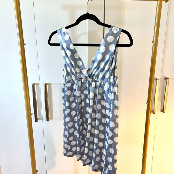 100% Silk Polka Dot Dress by Fiori di Zucca - Picture 7 of 8